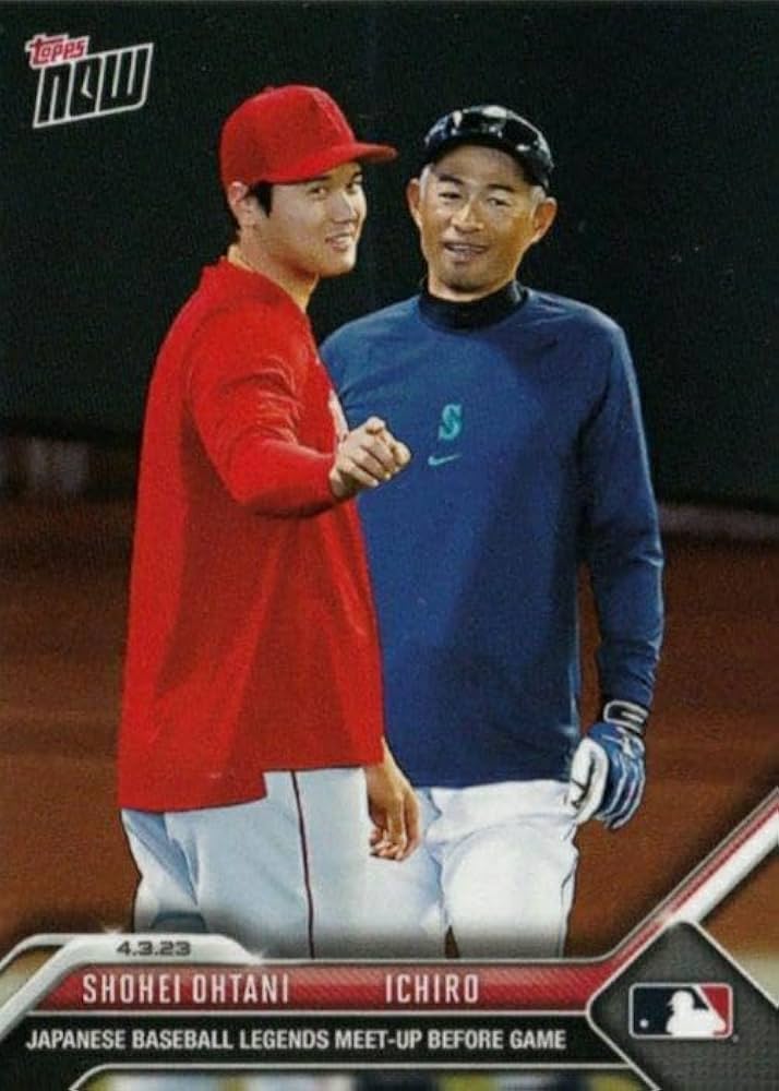 topps now 大谷翔平 イチロー エンゼルス 侍ジャパン #45 16 Amazon.co.jp: イチロー 大谷翔平 マリナーズ エンゼルス
